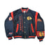 Vintage 1990s NHL Chicago Black Hawks Wool Letterman Jacket Men&