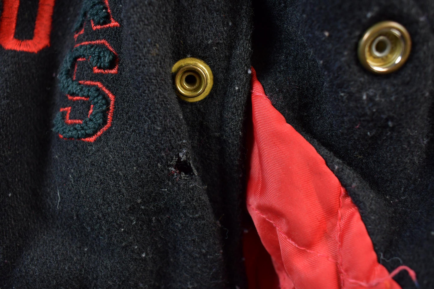 Vintage 1990s NHL Chicago Black Hawks Wool Varsity Jacket Men's Large from propervintagecanada