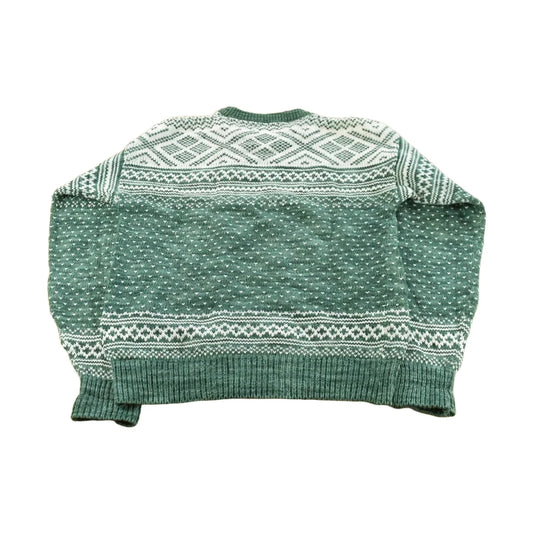 Vintage 1990s Nick Danger Nordic Knit Snowflake Sweater Men's M from propervintagecanada