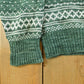 Vintage 1990s Nick Danger Nordic Knit Snowflake Sweater Men's M from propervintagecanada