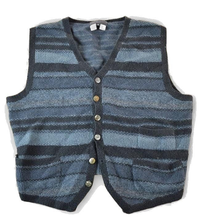 Vintage 1990s Nicole Farhi Wool Knit Sweater Vest Mens M from propervintagecanada