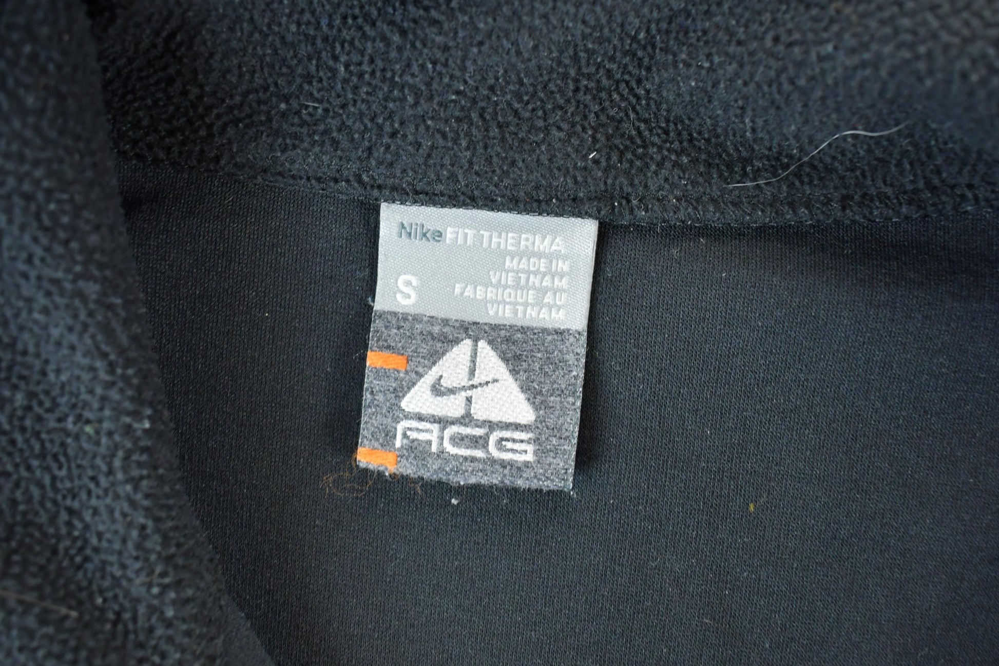 Vintage 1990s Nike ACG Embroidered Mini Swoosh Quarter Zip Crewneck Sweatshirt Men's Small from propervintagecanada