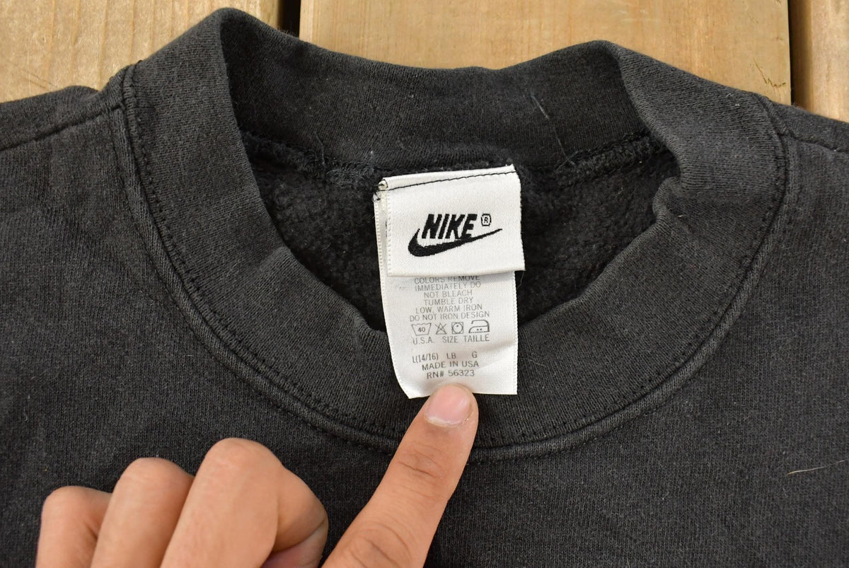 Vintage 1990s Nike Air Crewneck Sweatshirt Youth Large from propervintagecanada