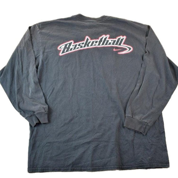 Vintage 1990s Nike Basketball Mini Swoosh Crewneck Sweatshirt Men's XL from propervintagecanada