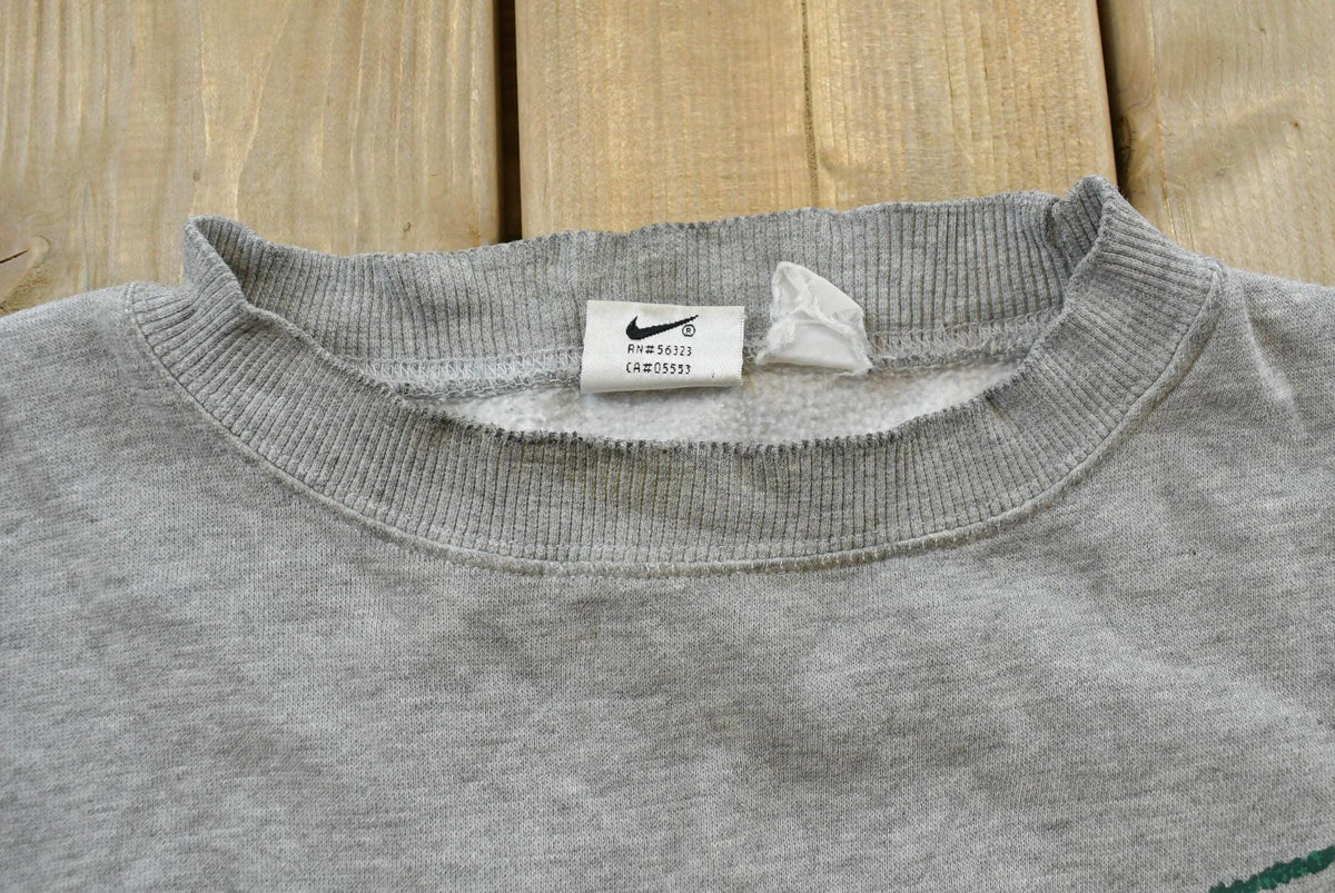Vintage 1990s Nike Big Swoosh Crewneck Sweatshirt Mens M from propervintagecanada