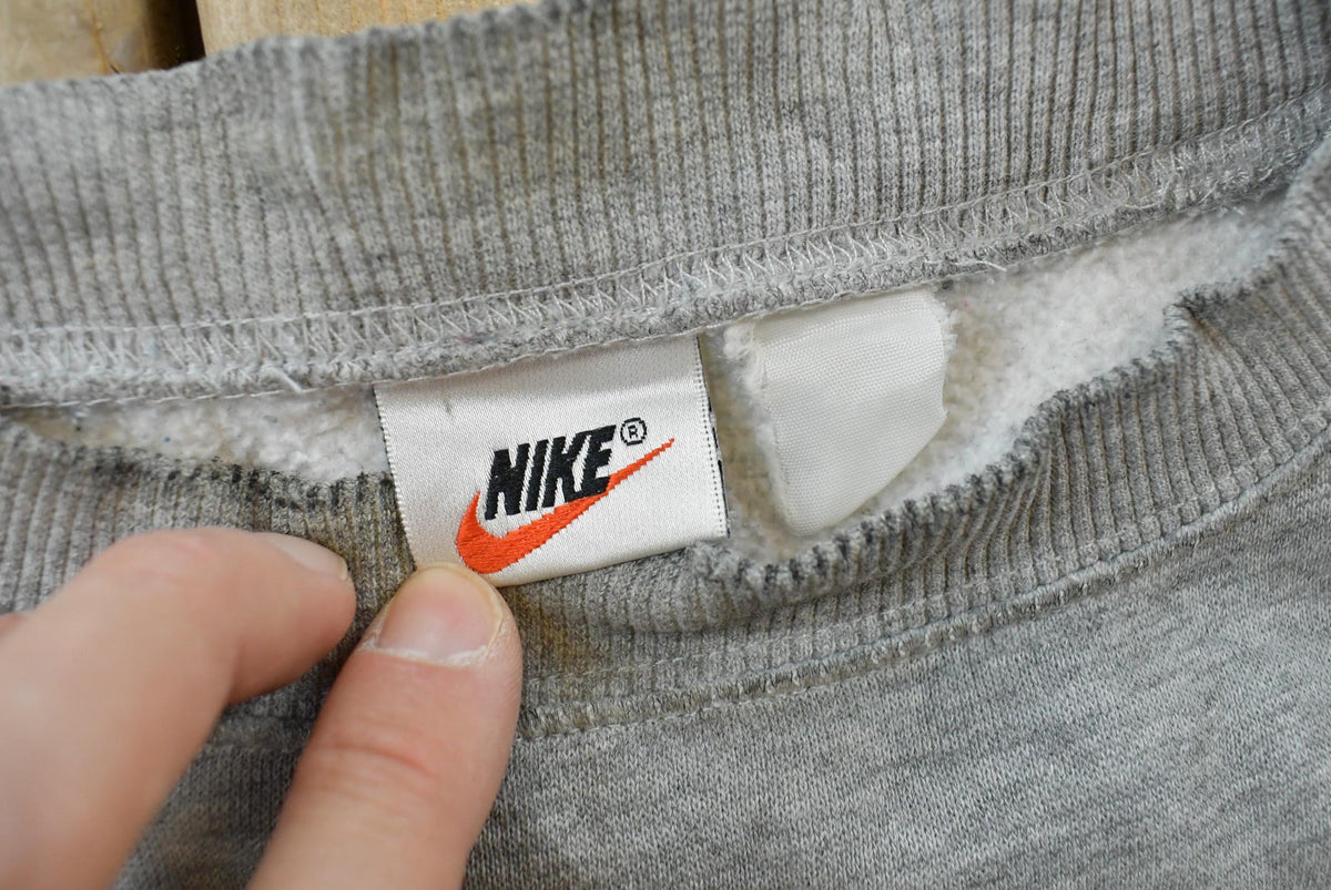 Vintage 1990s Nike Big Swoosh Crewneck Sweatshirt Mens M from propervintagecanada