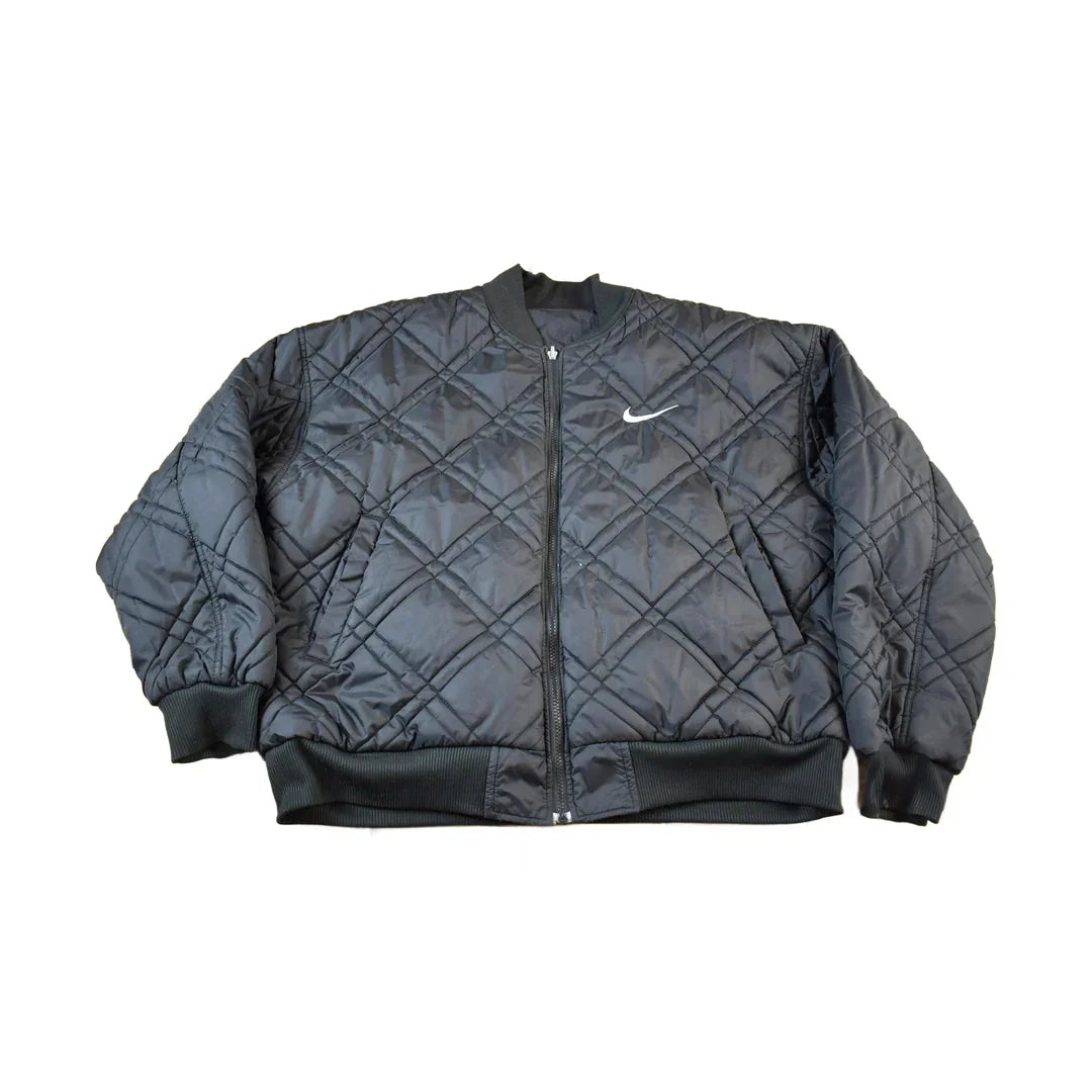 Vintage 1990s Nike Big Swoosh Reversible Jacket Men's Large from propervintagecanada