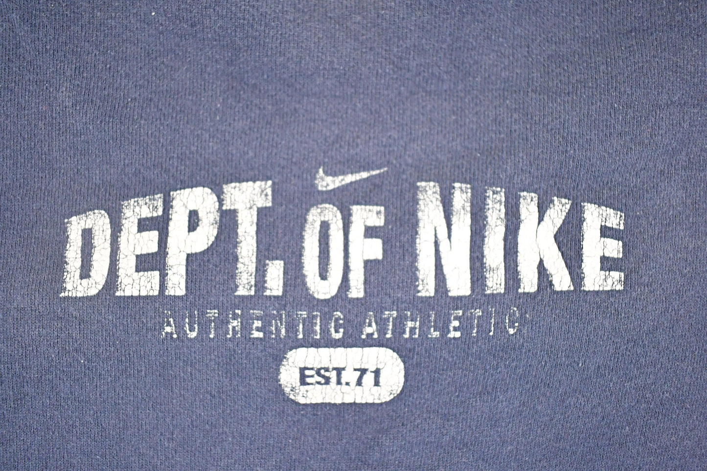 Vintage 1990s Nike Department Souvenir Swoosh Crewneck Sweatshirt Men's L from propervintagecanada