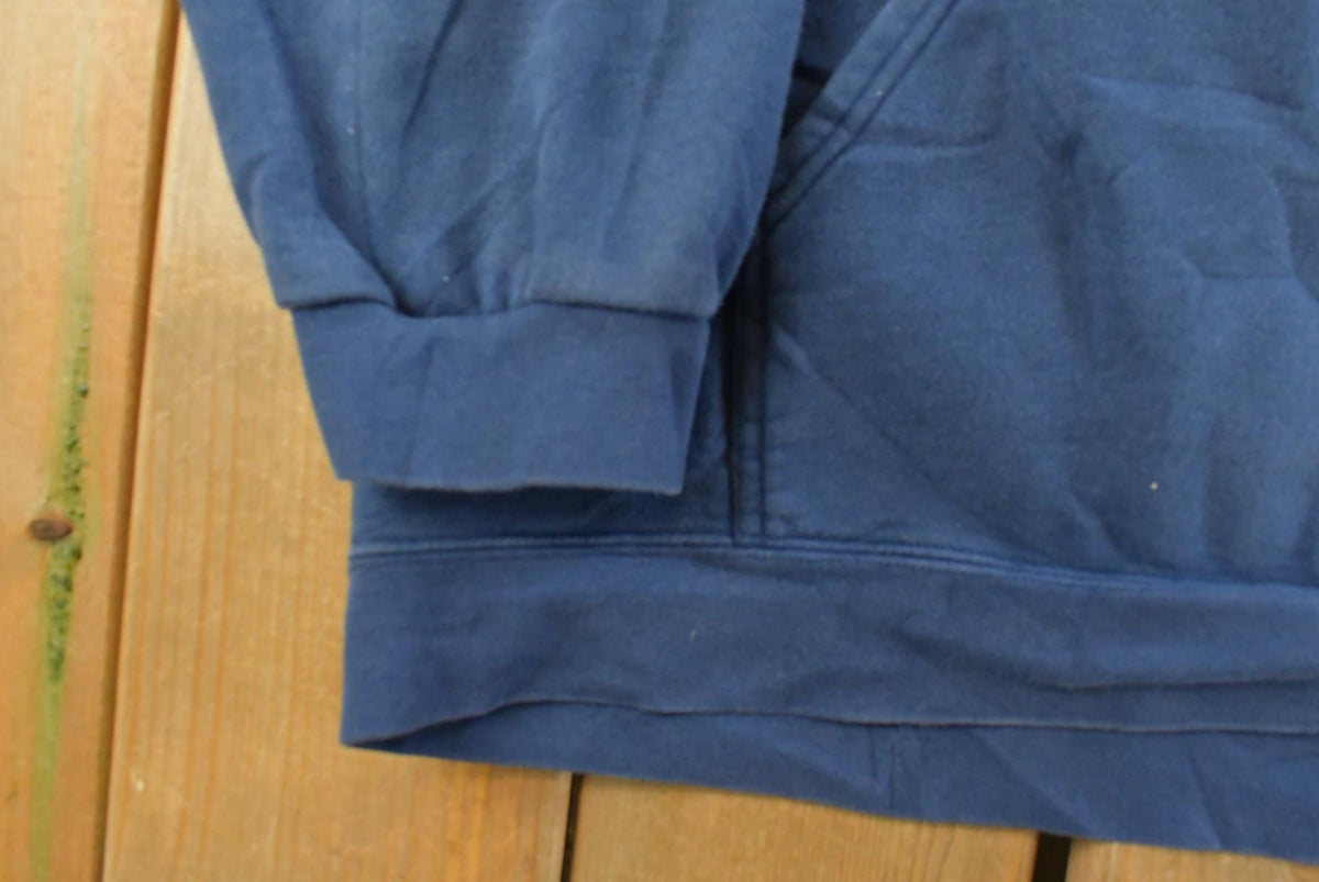 Vintage 1990s Nike Embroidered Mini Middle Swoosh Hoodie Men's L from propervintagecanada