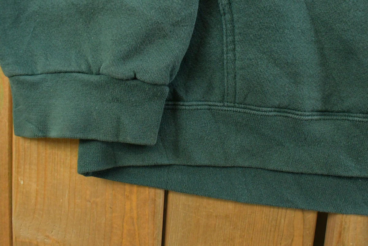 Vintage 1990s Nike Embroidered Mini Middle Swoosh Hoodie Men's XL from propervintagecanada