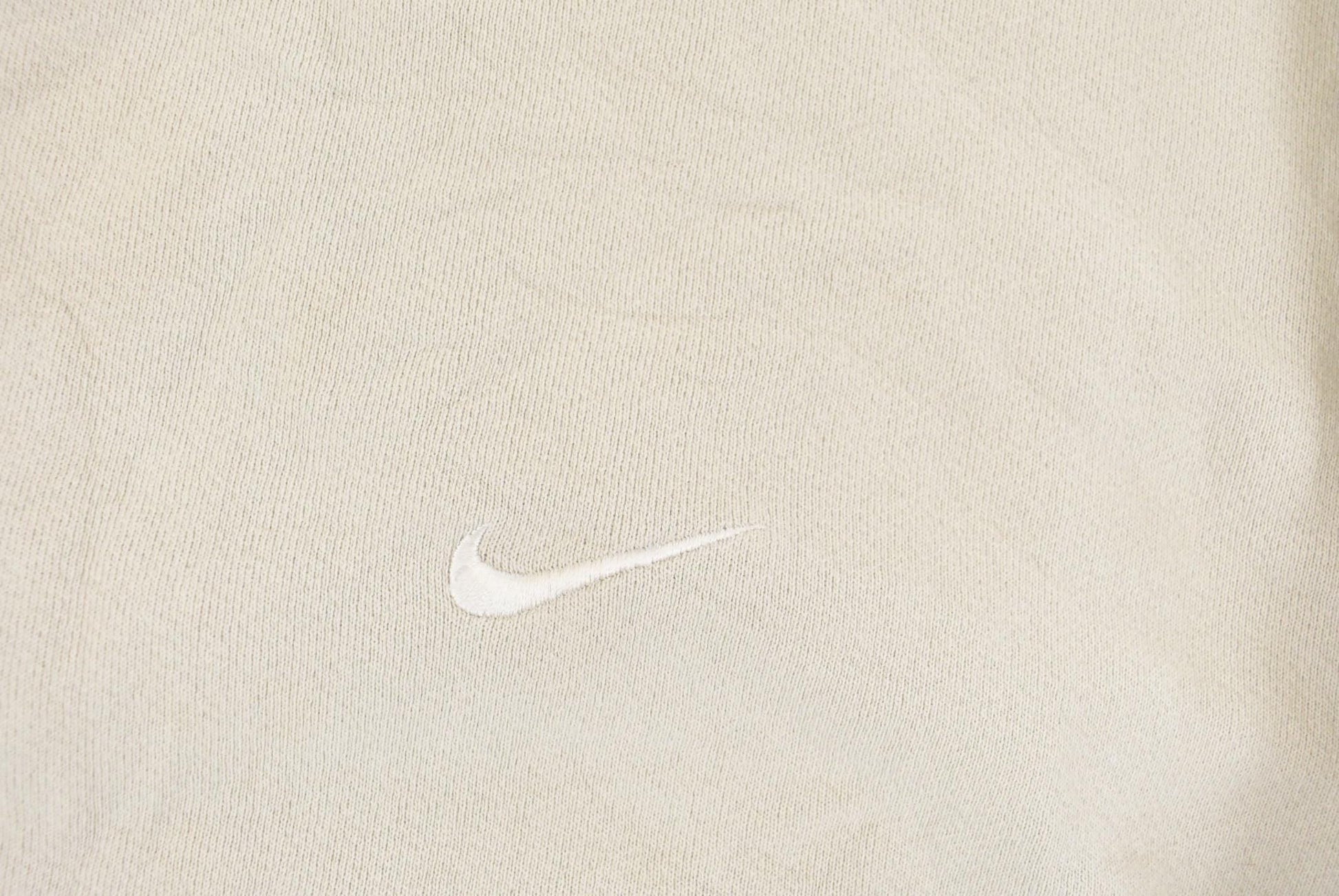 Vintage 1990s Nike Embroidered Mini Swoosh Crewneck Sweatshirt Men's Large from propervintagecanada