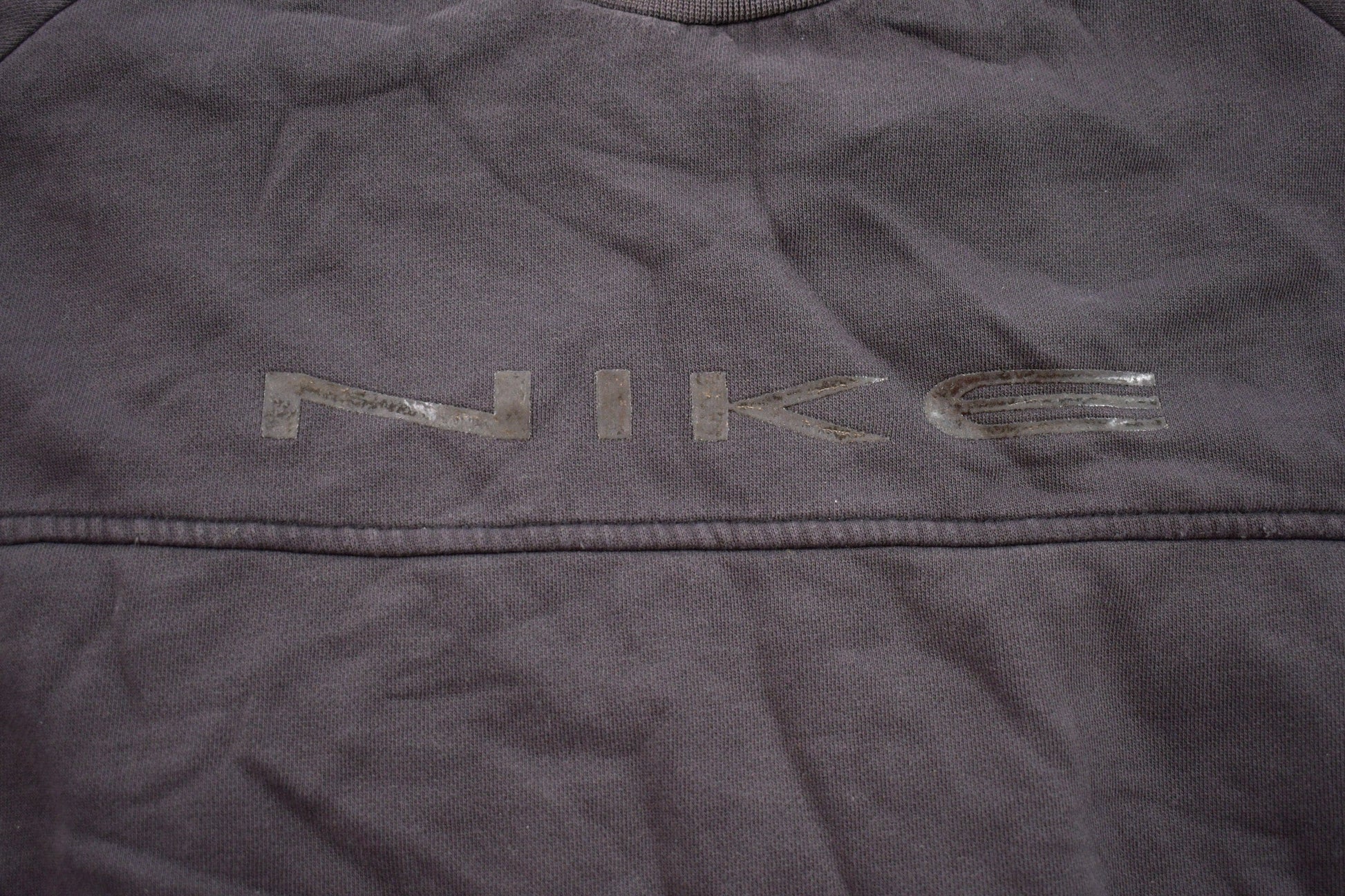 Vintage 1990s Nike Embroidered Mini Swoosh Crewneck Sweatshirt Men's XL from propervintagecanada