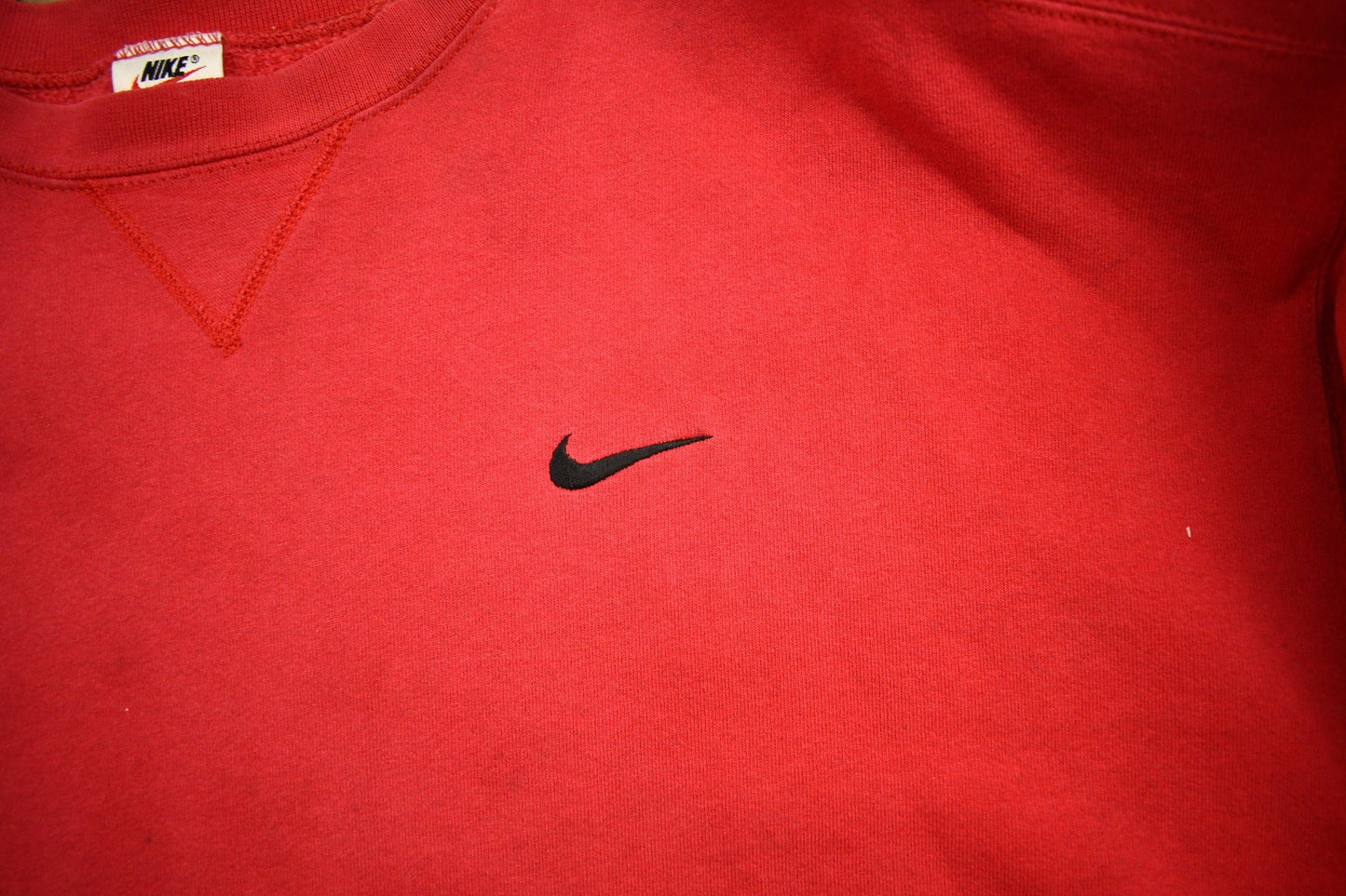 Vintage 1990s Nike Embroidered Mini Swoosh Crewneck Sweatshirt Women's XL from propervintagecanada