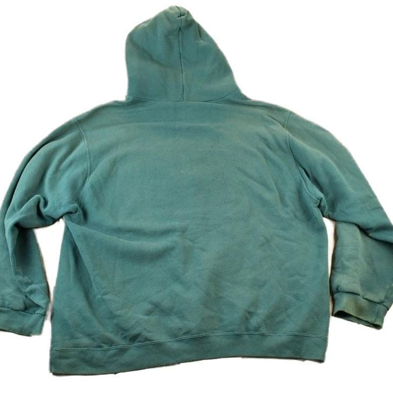 Vintage 1990s Nike Embroidered Mini Swoosh Hoodie Sweatshirt Men's XL from propervintagecanada