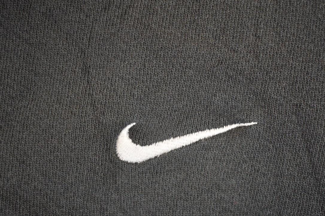 Vintage 1990s Nike Embroidered Mini Swoosh Sweatshirt Men's L from propervintagecanada