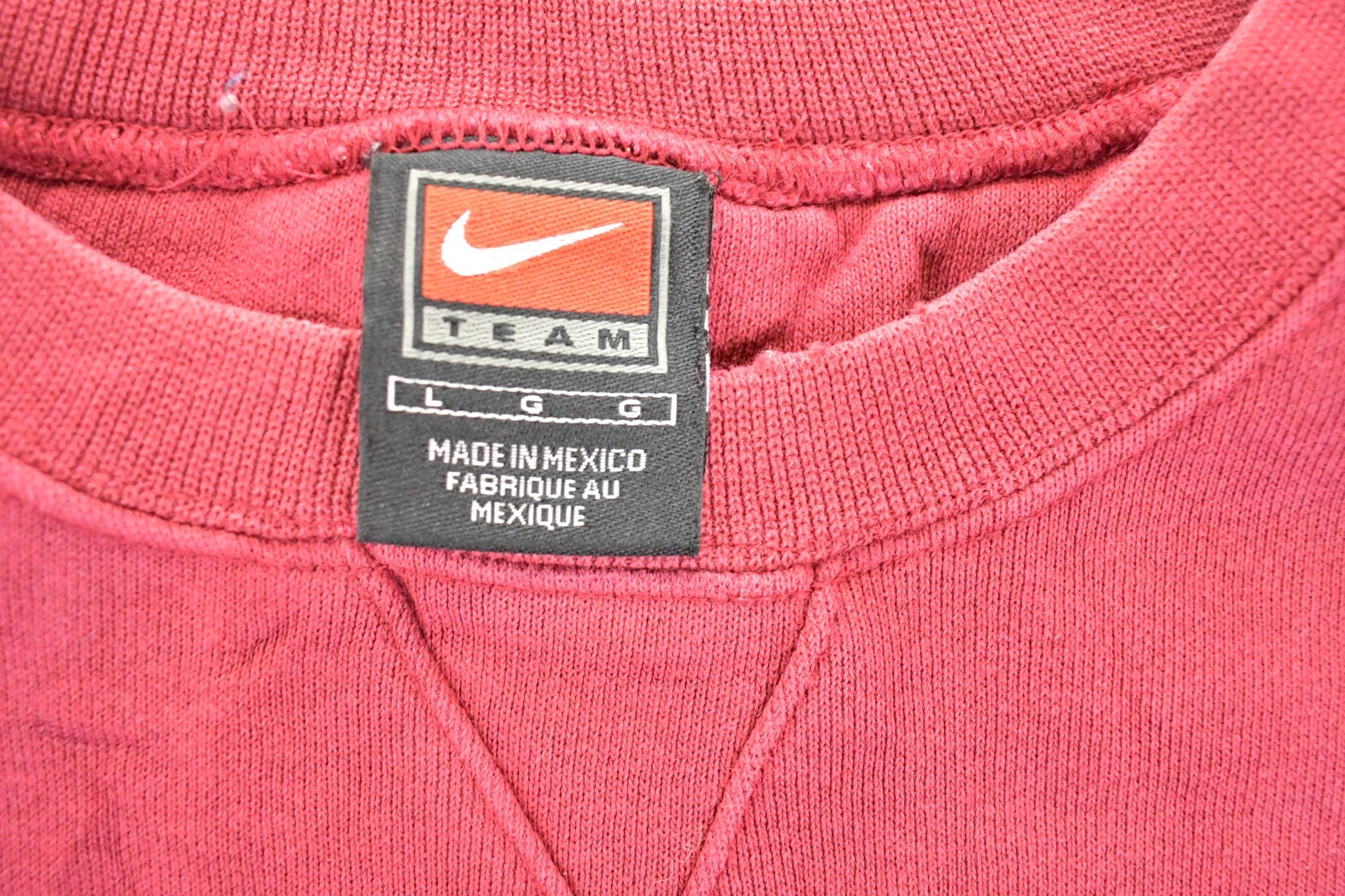 Vintage 1990s Nike Embroidered Mini Swoosh Sweatshirt Mens XL from propervintagecanada