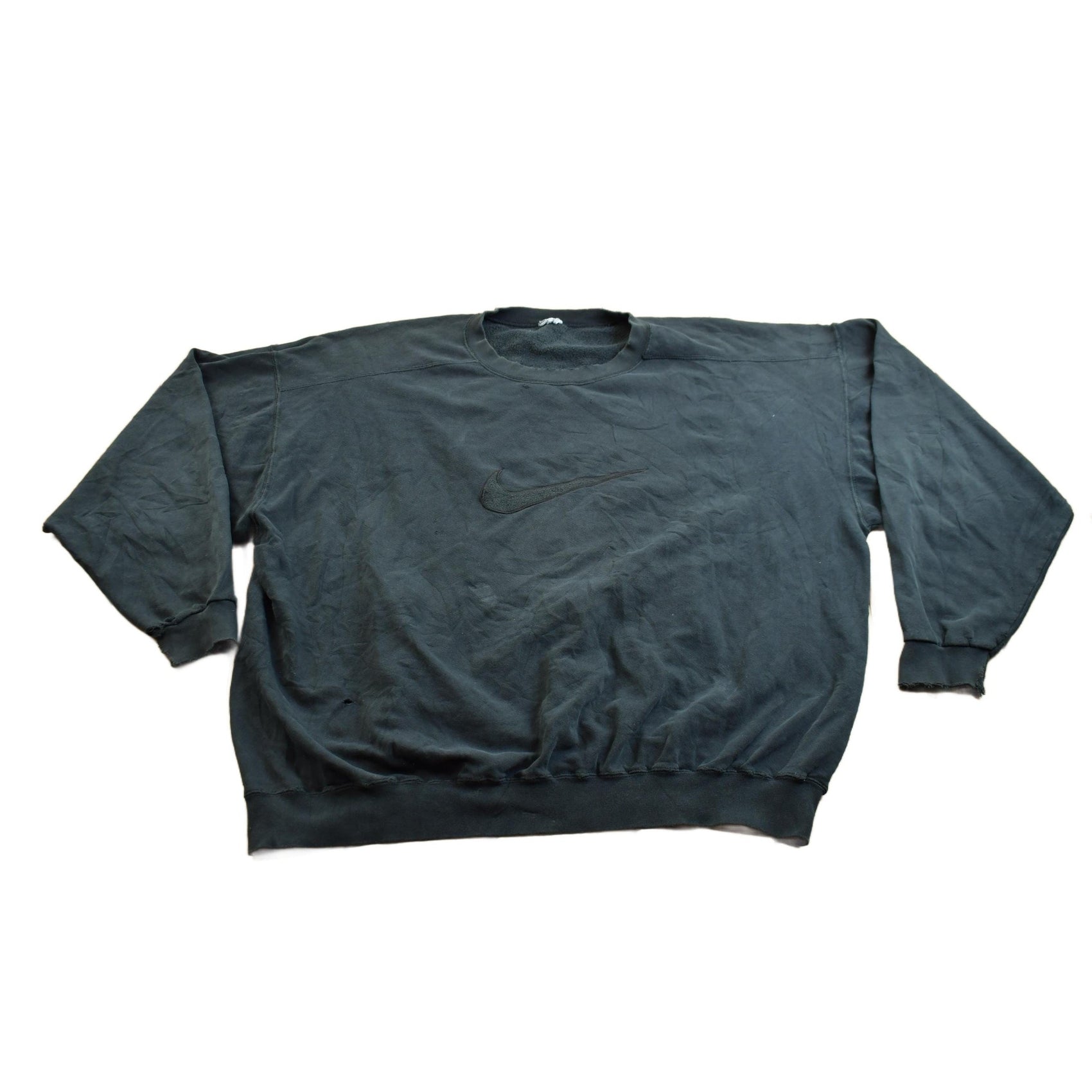 Vintage 1990s Nike Embroidered Swoosh Crewneck Sweatshirt Men's 3XL from propervintagecanada