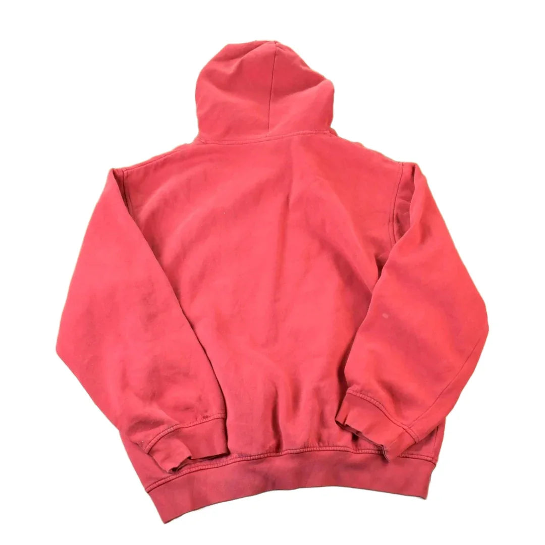Vintage 1990s Nike Graphic Print Mini Swoosh Hoodie Sweatshirt Men's XL from propervintagecanada