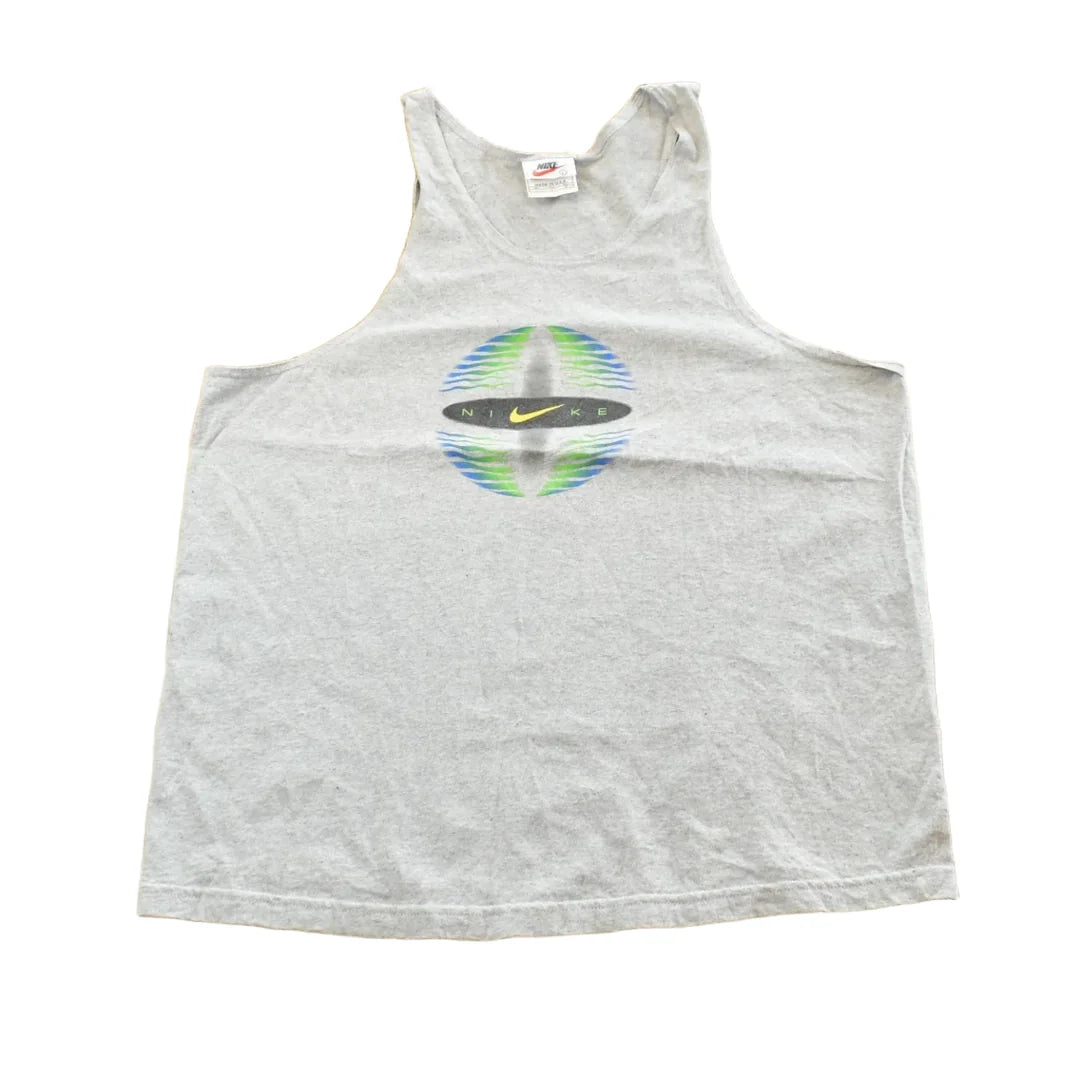 Vintage 1990s Nike Graphic Tank Top Shirt Mens L from propervintagecanada