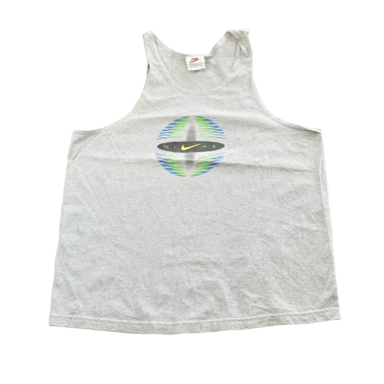 Vintage 1990s Nike Graphic Tank Top Shirt Mens L from propervintagecanada