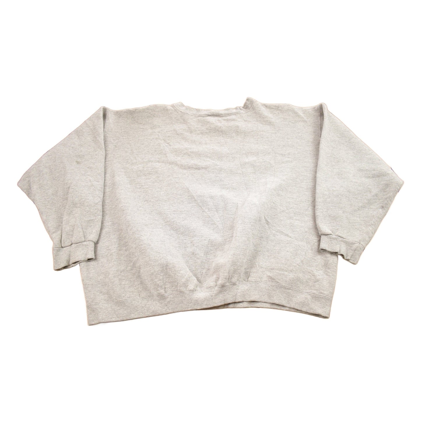 Vintage 1990s Nike Heather Grey Mini Swoosh Crewneck Sweatshirt Men's XL from propervintagecanada
