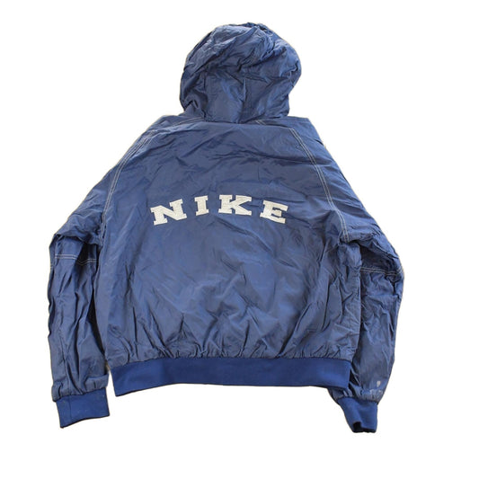 Vintage 1990s Nike Mini Swoosh Hooded Windbreaker Jacket Men's Large from propervintagecanada