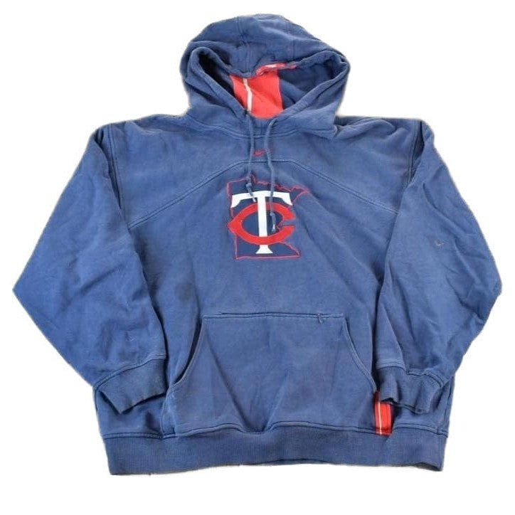 Vintage 1990s Nike Minnesota Twins MLB Hoodie Sweatshirt Men's Large from propervintagecanada