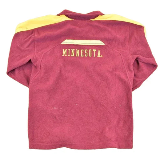 Vintage 1990s Nike Minnesota University Quarter Zip Fleece Outdoorsman Sweater Men's M / 90s Winter Sweatshirt / Fleece Hiking Zip up from propervintagecanada