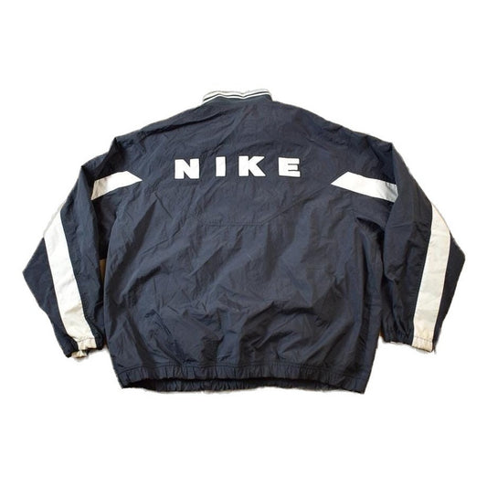 Vintage 1990s Nike Red Tab Back Spellout Windbreaker Jacket Men's 2XL