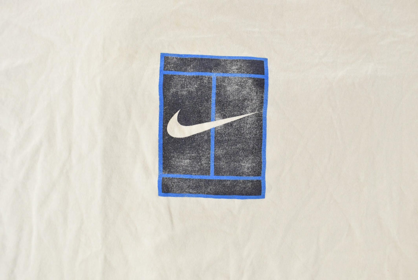 Vintage 1990s Nike Tennis T-Shirt Men's Large / Swoosh Logo / 90s Graphic Tee / Agassi Sportswear Tee from propervintagecanada