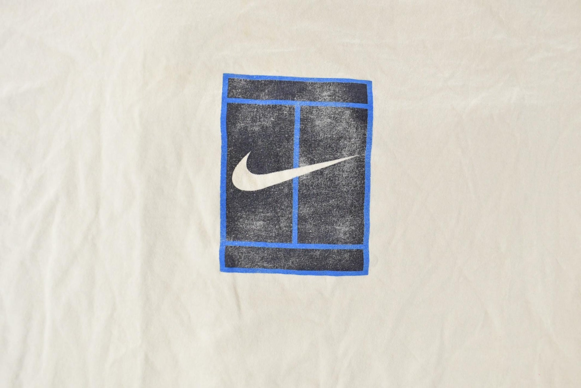 Vintage 1990s Nike Tennis T-Shirt Men's Large / Swoosh Logo / 90s Graphic Tee / Agassi Sportswear Tee from propervintagecanada