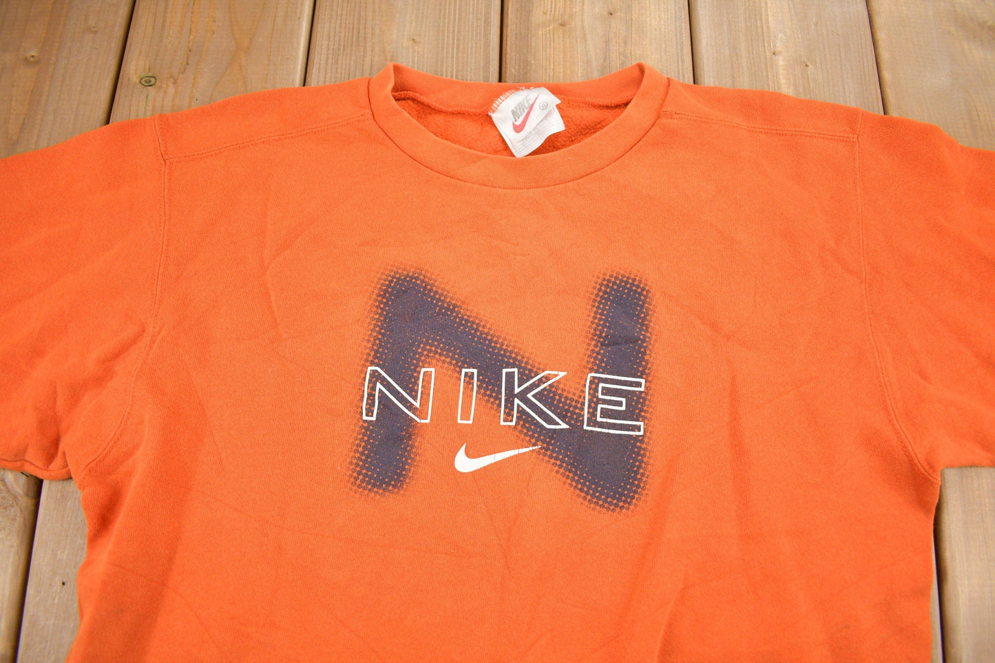 Vintage 1990s Nike White Tag Crewneck Sweatshirt Youth XL from propervintagecanada