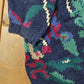 Vintage 1990s Ninon Floral Knit Crewneck Sweater Women's L from propervintagecanada