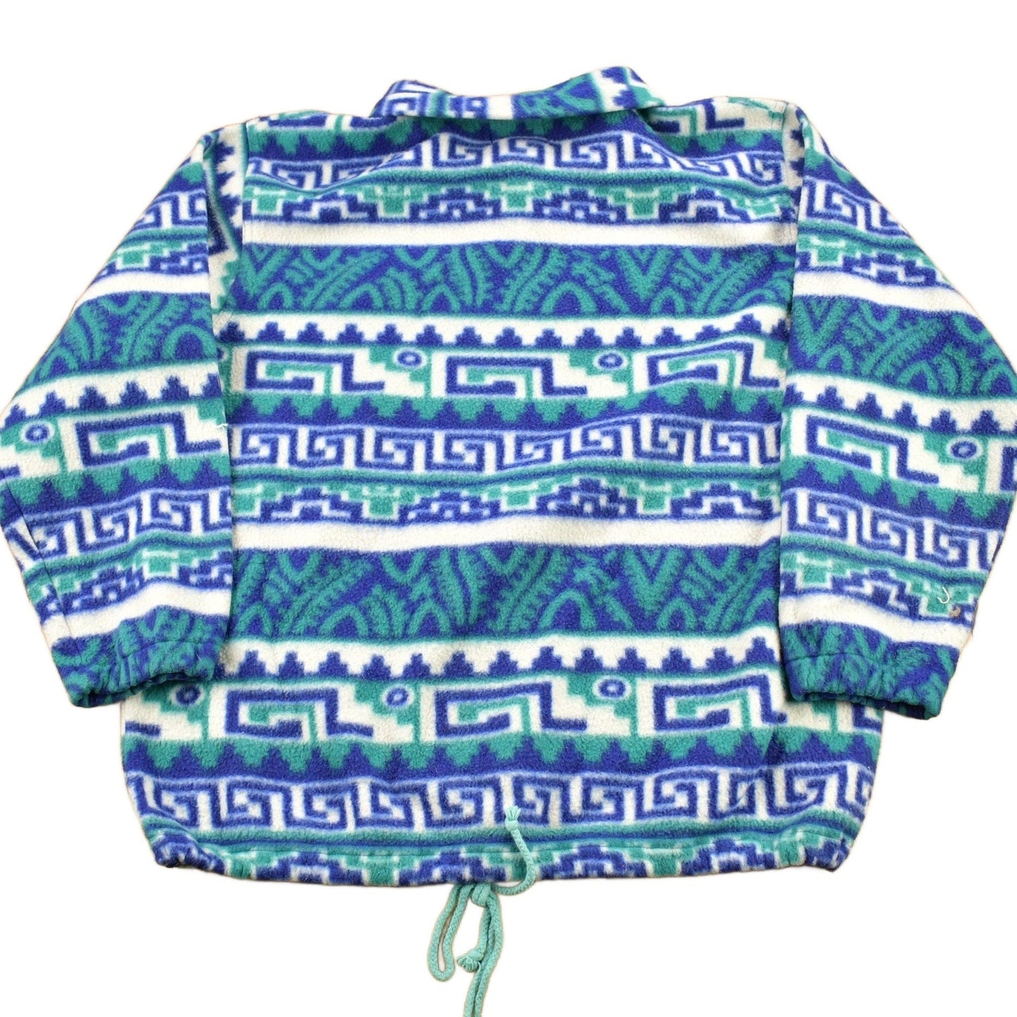 Vintage 1990s No Excuses Aztec Graphic Fleece Sweater from propervintagecanada