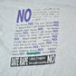 Vintage 1990s No Means No Souvenir Single Stitch Graphic Print T-Shirt Men's Large from propervintagecanada