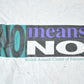 Vintage 1990s No Means No Souvenir Single Stitch Graphic Print T-Shirt Men's Large from propervintagecanada
