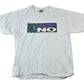 Vintage 1990s No Means No Souvenir Single Stitch Graphic Print T-Shirt Men's Large from propervintagecanada