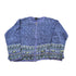 Vintage 1990s Nomadic Traders Icelandic Design Full Zip Knit Sweater Jacket Women&