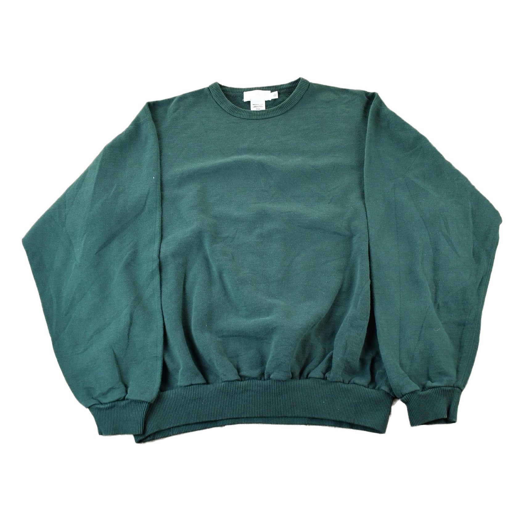 Vintage 1990s Non Fiction Green Crewneck Sweatshirt Men's XL Men's Small from propervintagecanada
