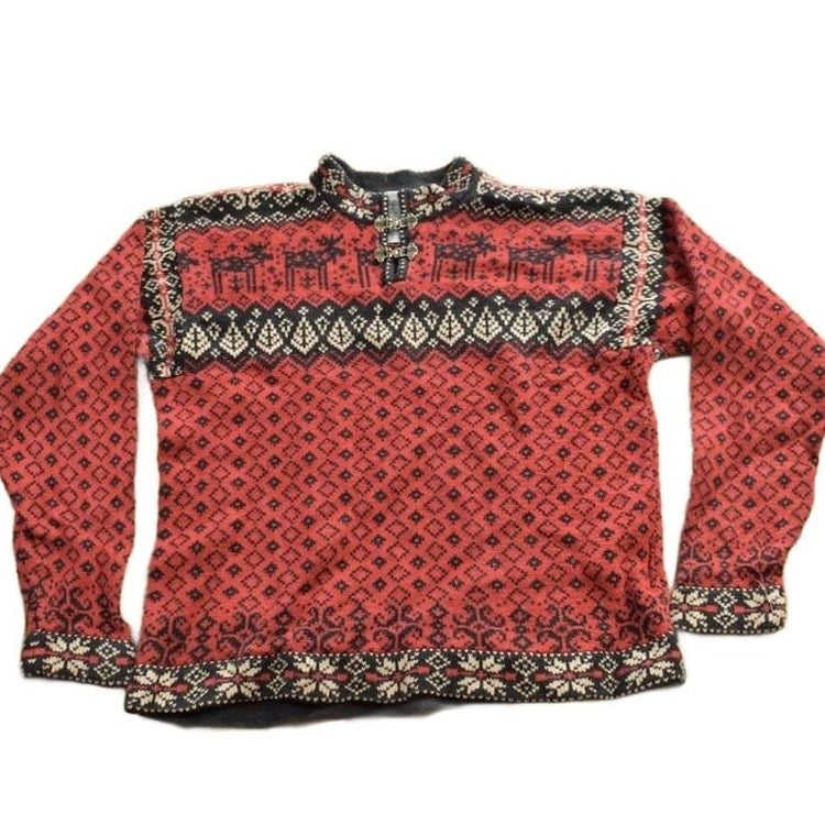Vintage 1990s Nordic Knit Sweater Apres Ski Women's S from propervintagecanada