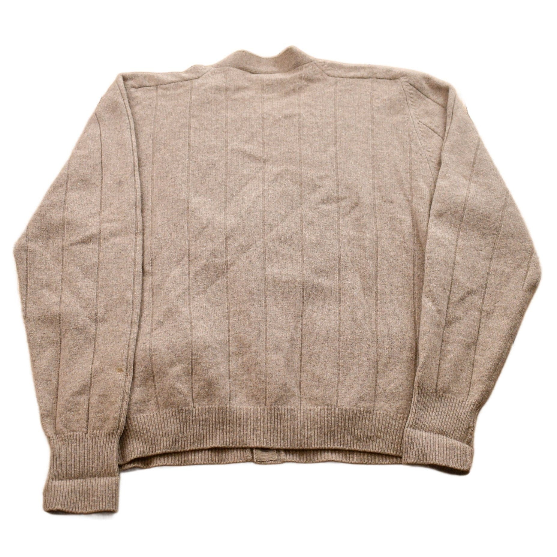 Vintage 1990s Nordstrom Knitted Lambswool Cardigan Sweater Men's S from propervintagecanada