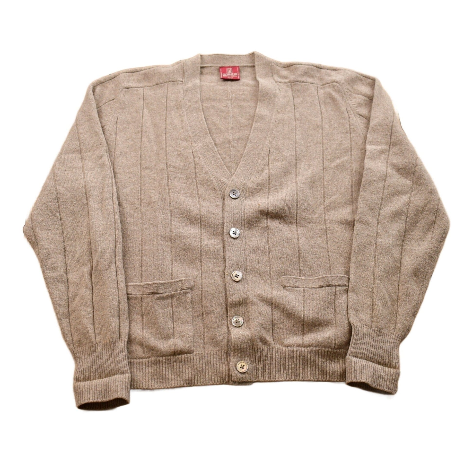 Vintage 1990s Nordstrom Knitted Lambswool Cardigan Sweater Men's S from propervintagecanada