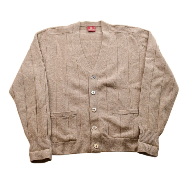Vintage 1990s Nordstrom Knitted Lambswool Cardigan Sweater Men's S from propervintagecanada