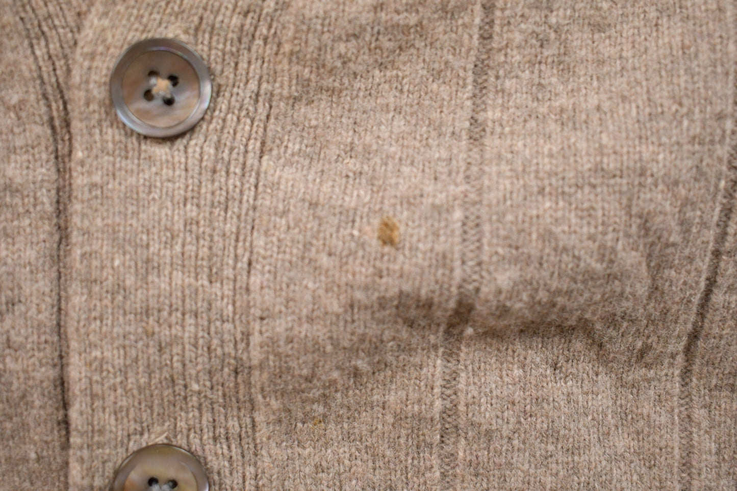 Vintage 1990s Nordstrom Knitted Lambswool Cardigan Sweater Men's S from propervintagecanada