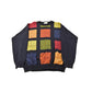 Vintage 1990s Norm Thompson Geometric Wool Knit Crewneck Sweater Men's Large from propervintagecanada
