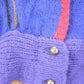 Vintage 1990s Norma Creighton Abstract Hand Knit Cardigan Sweater Women's L from propervintagecanada