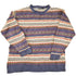Vintage 1990s North Crest Abstract Striped Knit Crewneck Sweater Women&