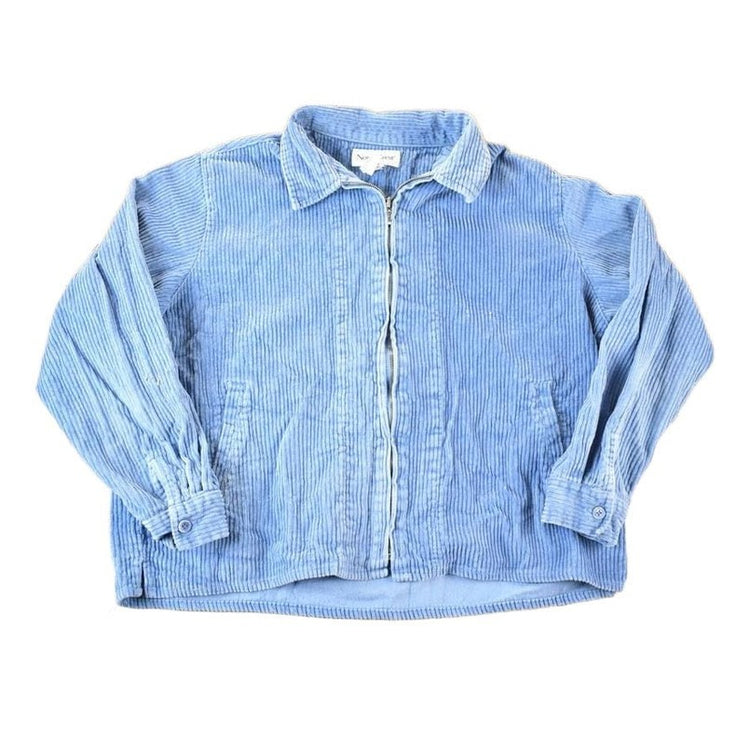 Vintage 1990s North Crest Zip Up Shirt Mens L from propervintagecanada