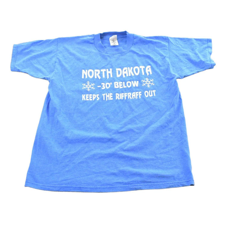Vintage 1990s North Dakota -30 Below T-Shirt Mens XL Men's Large from propervintagecanada