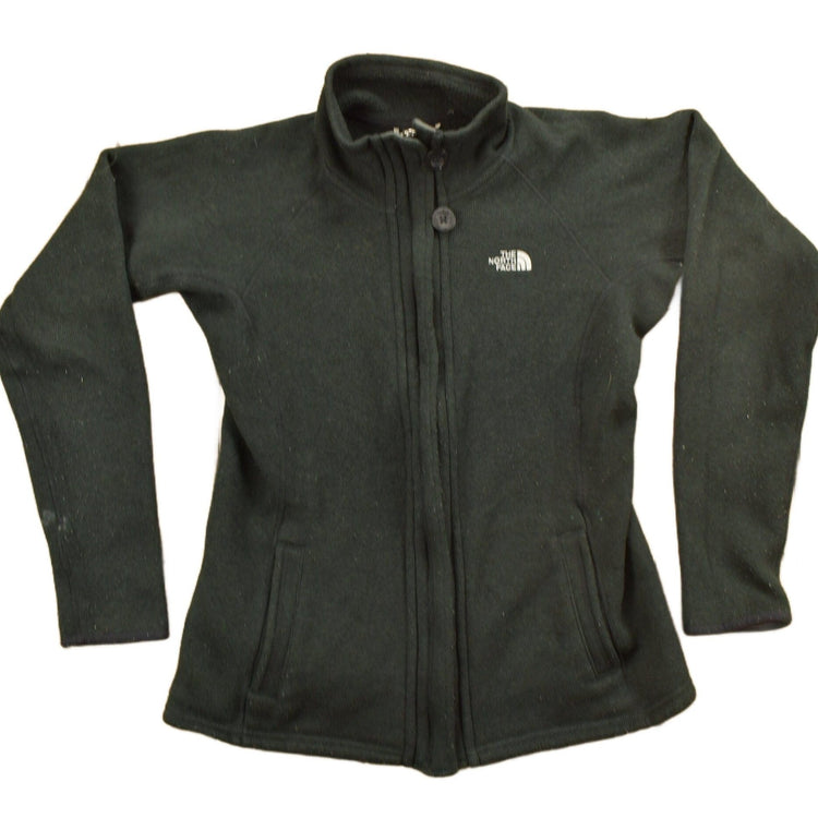 Vintage 1990s North Face Button Fleece Zip Up Sweater Women's XS from propervintagecanada